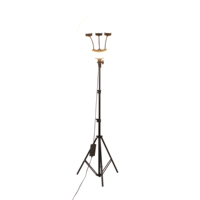 Accuracy Pro Audio BK416 18 ''Pulgadas 65W Lámpara Led Anillo de luz de video con soporte de trípode y soporte para teléfono