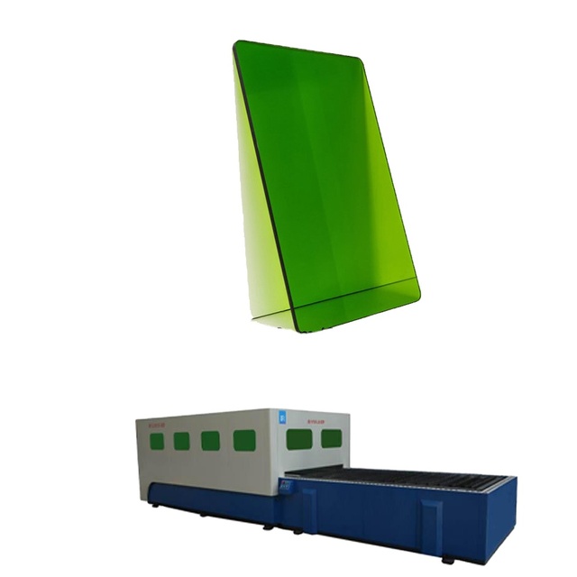 Factory Supply Glass or Acrylic OD4+ OD6+ 532nm 1064nm Nd YAG Fiber Laser Protective Window