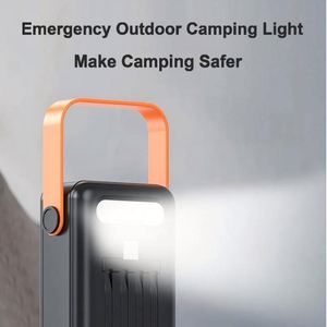 Banco de Energía Solar de Alta Capacidad con Cables Integrados, hasta 100000mAh, Ideal para Campismo y Actividades al Aire Libre - Product Image 5