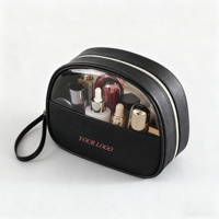 Sac de toilette et étui cosmétique imperméable Cossni personnalisé en PVC avec fermeture éclair et motif lettres, pour les voyages, organiseur de maquillage pour femmes