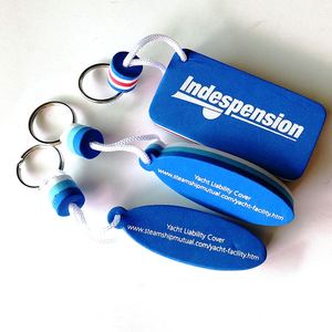 Floating Keychains for Boating Fishing EVA <b>Key</b> <b>Ring</b> Surfing Keychain Foam Floating Keyring Water Sports Gifts - Product Image 2