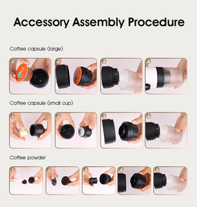 Handheld Espresso Maker <b>Machine</b> 20 bar Pressure Water Heating Function Battery LED Display USB Portable Espresso <b>Coffee</b> Maker - Product Image 3