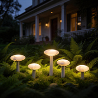 Lampe de jardin en forme de champignon, éclairage décoratif extérieur, lampadaire de jardin créatif en marbre, étanche