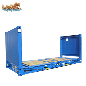 แผงไม้ปลายพับได้พับเก็บได้ชั้นไม้20FT แบน20ชั้นแบนตู้คอนเทนเนอร์20ฟุต - Product Image 3