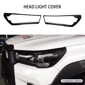 ขายดี! ชุดครอบมือจับประตู ฝาครอบไฟหน้า ไฟท้าย ฝาถังน้ำมัน และฝาครอบกระจกมองหลัง สำหรับ TOYOTA HILUX REVO ผลิตจากวัสดุ ABS คุณภาพจากโรงงาน - Product Image 2