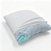 Oreiller corporel moelleux réglable de qualité supérieure, oreiller de soutien de la tête moelleux et solide pour adultes allergiques et oreillers pour dormeurs latéraux