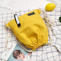 Sac à dos décontracté unisexe en toile avec fermeture à cordon, étanche, capacité inférieure à 23L, doublure en polyester, vente en gros