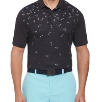 Polo de golf pour homme léger, à séchage rapide, amusant, avec motif en soie, SPF50, abordable