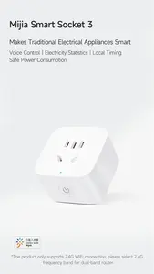 220-250V 10A Estadísticas de energía WIFI Mijia Smart Socket 3 Control de temporizador Protección de sobrecarga para <span class=keywords><strong>Xiaomi</strong></span> <span class=keywords><strong>App</strong></span> Control - Product Image 2