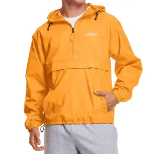 Veste coupe-vent en Nylon avec poche latérale pour homme, vêtement de sport en plein air, imperméable, hiver