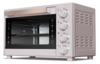 Four électrique 38L au meilleur prix, four grille-pain OEM, four à pâtisserie, usage domestique, mini cuisine, convection, rôtissoire, lampe intérieure
