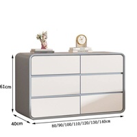 Tête de lit et pied de lit en cuir crème vintage avec rangement, personnalisable pour chambre et salon