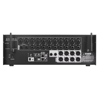 Console de mixage audio numérique Rayco Aluminium 24 canaux avec enregistrement USB, 4 sorties stéréo pour entrées, design pour montage en rack, 100-240V