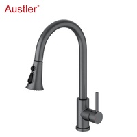 trou tasse rondelle mat noir en acier inoxydable retirer pulvérisateur évier robinet de cuisine avec verre rinceur