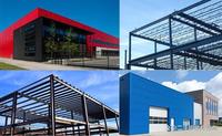 Plans de bâtiments d'entrepôt et de bureaux préfabriqués en acier modernes à deux étages pour une utilisation commerciale de stockage ou d'atelier