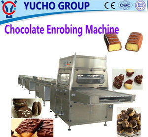 8kg/30kg/60kg a buon mercato di alta qualità piccolo cioccolato fondente temperante Enrober macchina con Tunnel di raffreddamento - Product Image 4