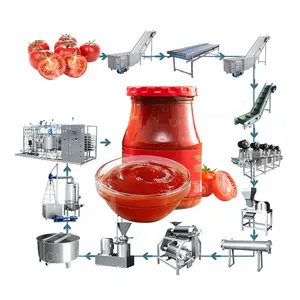 ORME 토마토 페이스트 프로세스 라인 토마토 소스 생산 라인 토마토 소스 기계 가격 만들기