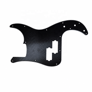 Protector de Palanca (Pickguard) de Fibra de Carbono de 13 Agujeros para Bajo Eléctrico <span class=keywords><strong>Fender</strong></span> Precision PB, Pieza de Repuesto - Product Image 3