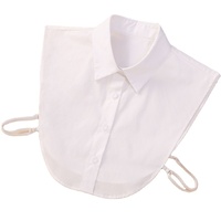 Faux col chemisier détachable col Dickey demi-chemises faux col pour femmes faveurs vêtements accessoires instyles