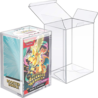Étui en PVC lavable pour TCG Mega Evolution Perfect Order Bundle 6 Booster Packs, avec fond à verrouillage automatique, nouveau modèle