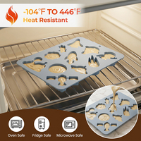 Moule à gâteau multi-formes en silicone SILIKOLOVE personnalisable en usine, qualité alimentaire LFGB, antiadhésif platine, pour mousse et gâteaux