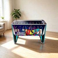 Table de baby-foot commerciale à monnayeur, machine de tir de football d'intérieur pour plusieurs joueurs, certifiée CE, directement de l'usine