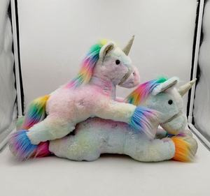 ขายส่ง Oem/odm โรงงานผ้าฝ้ายที่กำหนดเองนุ่มยัดไส้สัตว์ยูนิคอร์นตุ๊กตาของเล่น14.5นิ้ว L - Product Image 2