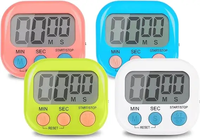 Minuterie numérique à grand écran Mini minuterie compte à rebours en plastique pour les enseignants de cuisine de cuisine affichage LED pour enfants apparence commune