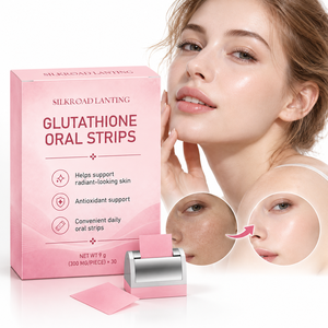 แผ่นอมกลูต้าไธโอนแบบละลายได้ 300 มก. สำหรับแบรนด์ส่วนตัว บำรุงผิว ช่วยเสริมสร้างความงาม อาหารเสริมแบบอม - Product Image 1