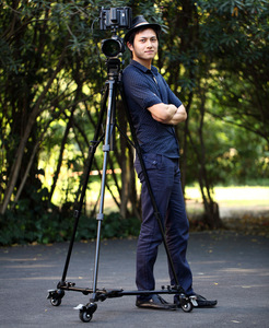 YUNTENG 900 alliage d'aluminium universel caméra tré<span class=keywords><strong>pied</strong></span> <span class=keywords><strong>pied</strong></span> roue caméra tré<span class=keywords><strong>pied</strong></span> chariot support Base - Product Image 3