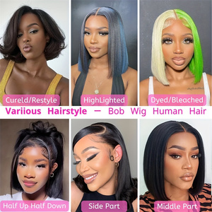 <span class=keywords><strong>Parrucche</strong></span> dritte e setose per capelli umani senza colla <span class=keywords><strong>Parrucche</strong></span> anteriori in pizzo molto popolari parrucca frontale in pizzo birmano Swiss HD per donne nere - Product Image 6