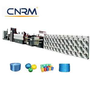Línea de Fabricación de Cuerdas de Polipropileno Sintético, Máquina Extrusora de Cuerda de Rafia de Plátano, Máquina para Hacer Cuerdas de PP de Película Plana - Product Image 1