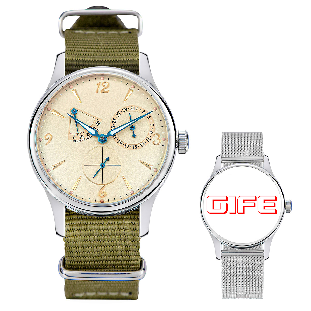 Champagne Solid color strap