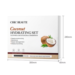 CHIC BEAUTE Coffret 5 Pièces Soins Hydratants à la Noix de Coco : Répare, Retient l'Eau, Illumine et <span class=keywords><strong>Anti</strong></span>-rougeurs - Product Image 5