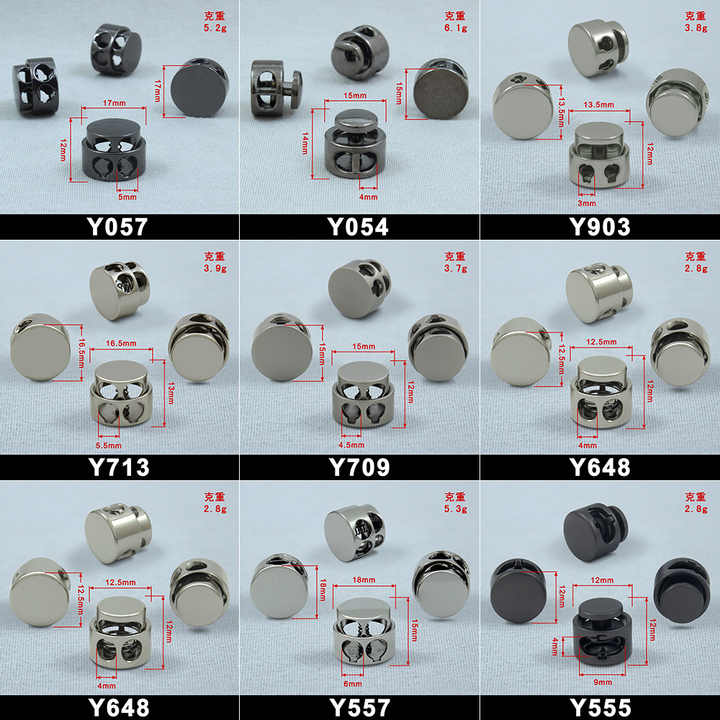 Custom Wholesale Barrel Toggles Stop Conical Spring Elastic Double ...