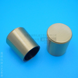 Custom Made Brass <b>Bottle</b> Caps 23x28mm <b>Brushed</b> Flat Lids For Cosmetics Essential Oil Perfume <b>Bottles</b> Reusable - Product Image 2