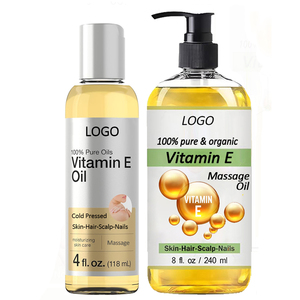Huile <span class=keywords><strong>de</strong></span> massage à la vitamine E pour la peau et le visage, huile parfaite pour le <span class=keywords><strong>bain</strong></span> et le corps, pressée à froid, sans hexane, sans OGM, formule sans gluten - Product Image 4