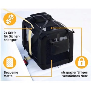 Échantillon gratuit : Vente en gros de cages pliantes portables pour animaux de compagnie, tentes pour chats et chiens, cages pour chiens, niches pour chats, cages pour chats à fixer sur la voiture - Product Image 6