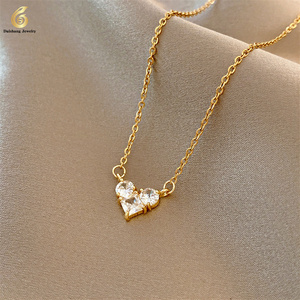 Custom Wholesale Butterfly Pearl Letter Initial <strong>Stainless</strong> <strong>Steel</strong> Gold Zircon Heart Star Moon Necklaces <strong>Jewelry</strong> Women - Product Image 6
