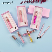 Kit de Rouge à Lèvres Végétalien 2-en-1 Mat et Brillant à Lèvres, Étiquette Privée, Doublure Imperméable, Ensemble Lèvres Longue Durée, Fonction Hydratante