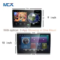 2 Din GPS Android Video 8in 2 Din CD/Đa Phương Tiện Đài Phát Thanh JVC MP5 9Inch Car DVD Android Player