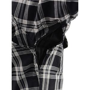 เสื้อเชิ้ตผ้าสักหลาดลายตารางหมากรุกสำหรับผู้ชายเสื้อผ้าลำลองสำหรับฤดูใบไม้ผลิ100% ทนทานออกแบบได้ตามต้องการ - Product Image 5