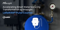 Contador de pulso inalámbrico LoRaWAN Milesight para medición de lectura remota Monitoreo remoto