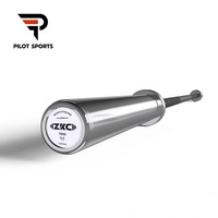 Barre d'haltérophilie PILOTSPORTS à 6 roulements, barre IWF pour soulever la barre, soulever la barre en position debout et soulever la barre en position assise, barre d'entraînement de force pour hommes et femmes ZKC