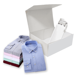 Caja de Regalo Rígida Magnética Personalizada, Económica, de Papel Blanco con Relieve, para Empacar Ropa, Peluches y Calcetines - Product Image 1