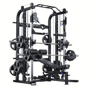 Equipo de Entrenamiento Integral de Acero Smith Equipments, Equipo de Gimnasio, Soporte para Sentadillas, Power Rack, Duradero, Fabricado en EE. UU. - Product Image 2