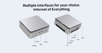 Mini PC Intel Core Ultra 5 Ultra 7 125H 155H con IA, Wifi 6, BT5.2, DDR5 32GB, SSD de 1TB, USB4.0, 2 LAN, Mini PC para Juegos con Thunderbolt 3.0