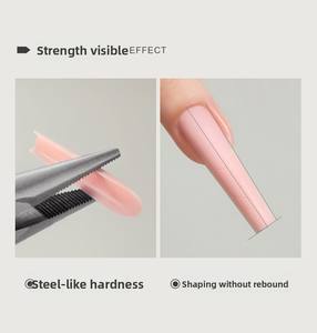 เจลต่อเล็บแบบเร็ว <span class=keywords><strong>MRNAIL</strong></span> สีนู้ดสไตล์เฟรนช์ สูตรนมพิเศษสำหรับร้านทำเล็บ เจลต่อเล็บสำหรับสร้างเล็บ - Product Image 4