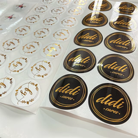 Autocollants adhésifs DTF UV imperméables à l'eau imprimés sur mesure étiquettes de transfert de logo 3D en métal vinyle pour emballage pour promotions