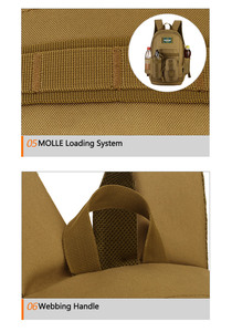 Sac à dos tactique pour entraînement en plein air Assault Pack Sac à double épaule multifonctionnel pour CS Field Battle - Product Image 4